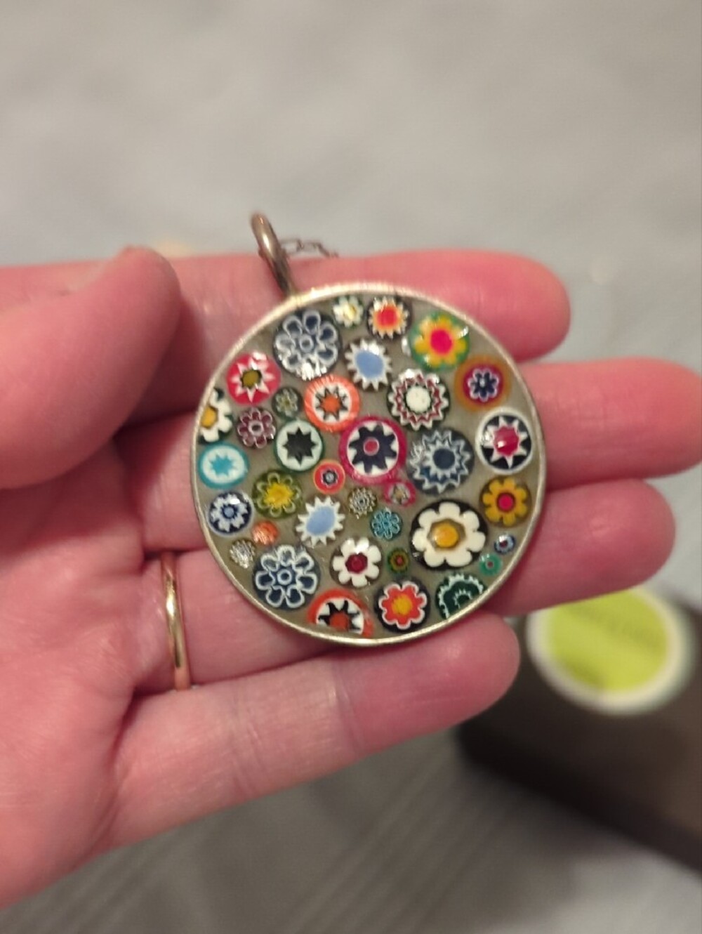 Artisan Floral Pendant Necklace - Women Accessories